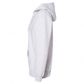 J. America 8830 Sport Lace Hooded Sweatshirt - Ash Heather