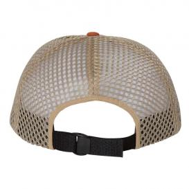 Richardson 935 Rouge Wide Set Mesh Cap - Texas Orange/Khaki