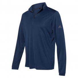 adidas A401 Lightweight Quarter-Zip Pullover - Collegiate Navy