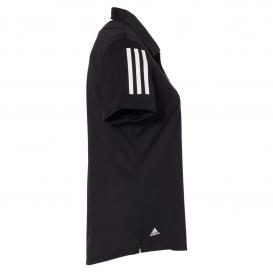 adidas A481 Women\'s Floating 3-Stripes Sport Shirt - Black/White
