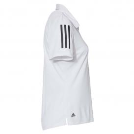 adidas A481 Women\'s Floating 3-Stripes Sport Shirt - White/Black