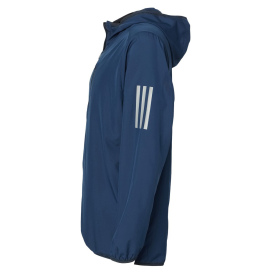 adidas A524 Hooded Full Zip Windbreaker - Collegiate Navy