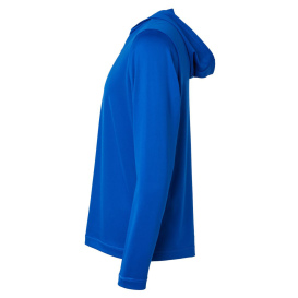 adidas A596 Lightweight Performance Quarter-Zip Hooded Pullover - Colligate Royal 