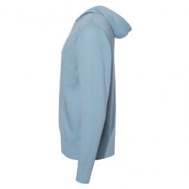 Independent Trading Co. AFX90UNZ Unisex Lightweight Full-Zip Hooded Sweatshirt - Misty Blue
