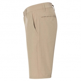 Burnside 9820 Hybrid Stretch Shorts - Khaki Heather
