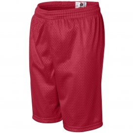 Badger Sport 2207 Youth Pro Mesh 6\'\' Inseam Shorts - Red