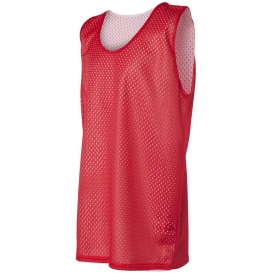 Apparel Large Maroon//White Badger Sportswear Youth Mesh Panels Tank Top