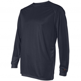 Badger Sport 4104 B-Core Long Sleeve T-Shirt - Navy