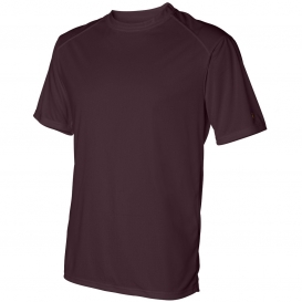 Badger Sport 4120 B-Core T-Shirt with Sport Shoulders - Maroon