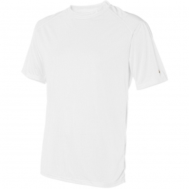 Badger Sport 4120 B-Core T-Shirt with Sport Shoulders - White