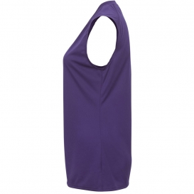 Badger Sport 4163 Women\'s B-Core Sleeveless T-Shirt - Purple