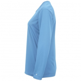 Badger Sport 4164 Women's B-Core Long Sleeve T-Shirt - Columbia Blue