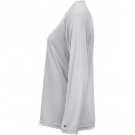 Badger Sport 4164 Women\'s B-Core Long Sleeve T-Shirt - Silver