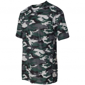 Badger Sport 4181 Camo Short Sleeve T-Shirt - Forest