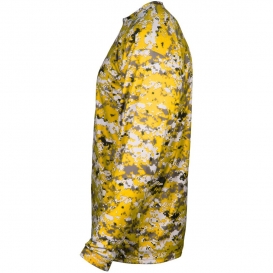 Badger Sport 4184 Digital Camo Long Sleeve T-Shirt - Gold Digital