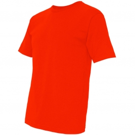 Bayside 5040 USA-Made 100% Cotton Short Sleeve T-Shirt - Bright Orange