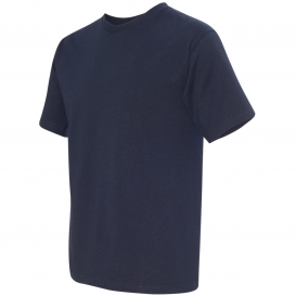 Bayside 5040 USA-Made 100% Cotton Short Sleeve T-Shirt - Dark Navy