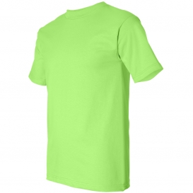 Bayside 5100 USA-Made Short Sleeve T-Shirt - Lime Green