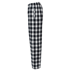 Boxercraft BM6624 Harley Flannel Pants - Black/White Buffalo Plaid