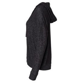Boxercraft BW1501 Women\'s Cuddle Fleece Hooded Pullover - Black Heather