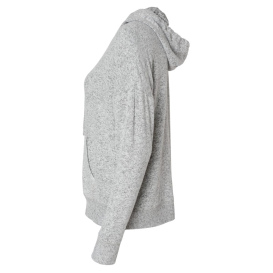 Boxercraft BW1501 Women\'s Cuddle Fleece Hooded Pullover - Oxford Heather