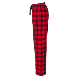 Boxercraft BW6620 Women\'s Haley Flannel Pants - Red/Black Buffalo