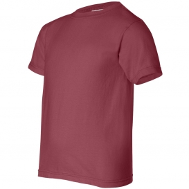 Comfort Colors 9018 Garment-Dyed Youth Midweight T-Shirt - Crimson