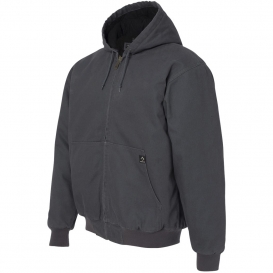 DRI DUCK 5020 Boulder Cloth Canvas Cheyenne Hooded Jacket - Charcoal