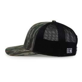 The Game GB452C Everyday Camo Trucker Cap - Realtree Edge/Black