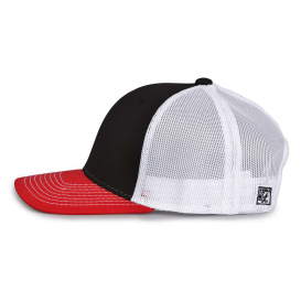 The Game GB452E Everyday Trucker Cap - Black/Red/White