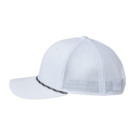 The Game GB452R Everyday Rope Trucker Cap - White/White
