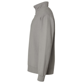 ComfortWash GDH425 Garment-Dyed Quarter-Zip Sweatshirt - Concrete Grey