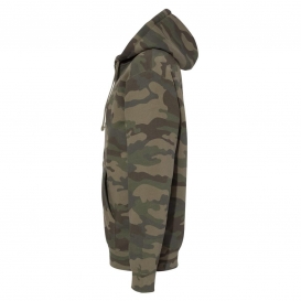 Independent Trading Co. IND4000Z Full-Zip Hooded Sweatshirt - Forest Camo
