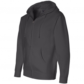 Independent Trading Co. IND4000Z Full-Zip Hooded Sweatshirt - Solid Charcoal