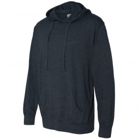 Independent Trading Co. SS150J Lightweight Hooded Pullover T-Shirt - Classic Navy Heather