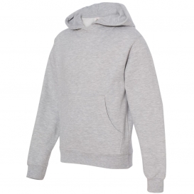 Independent Trading Co. SS4001Y Youth Midweight Hooded Sweatshirt - Grey Heather