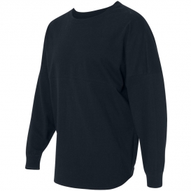 J. America 8229 Unisex Game Day Jersey Long Sleeve T-Shirt - Navy