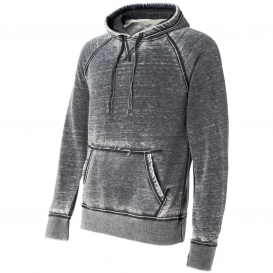 J. America 8915 Vintage Zen Fleece Hooded Pullover Sweatshirt - Dark Smoke