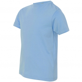 LAT 6101 Youth Fine Jersey T-Shirt - Light Blue