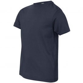 LAT 6101 Youth Fine Jersey T-Shirt - Navy