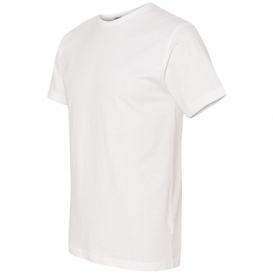 LAT 6901 Adult Fine Jersey Tee - White