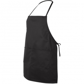 Liberty Bags 5502 Two-Pocket Butcher Apron - Black
