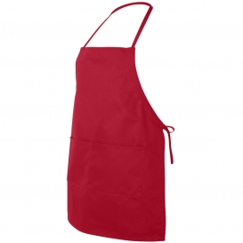 Liberty Bags 5502 Two-Pocket Butcher Apron - Red