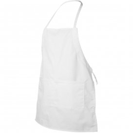Liberty Bags 5502 Two-Pocket Butcher Apron - White