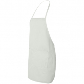 Liberty Bags 5505 Long Butcher Block Apron - White