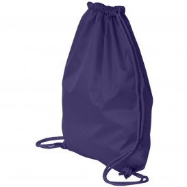 Liberty Bags 8882 Large Drawstring Pack with DUROcord - Purple