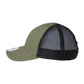 Legacy LPS Lo-Pro Snapback Trucker Cap - Olive/Black