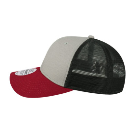 Legacy MPS Mid-Pro Snapback Trucker Cap - Grey/Burgundy/Black