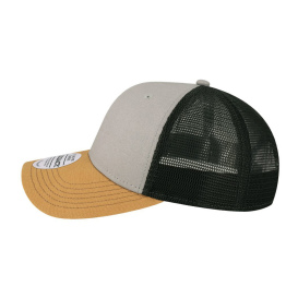 Legacy MPS Mid-Pro Snapback Trucker Cap - Grey/Caramel/Black