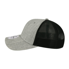 Legacy MPS Mid-Pro Snapback Trucker Cap - Melange Grey/Black